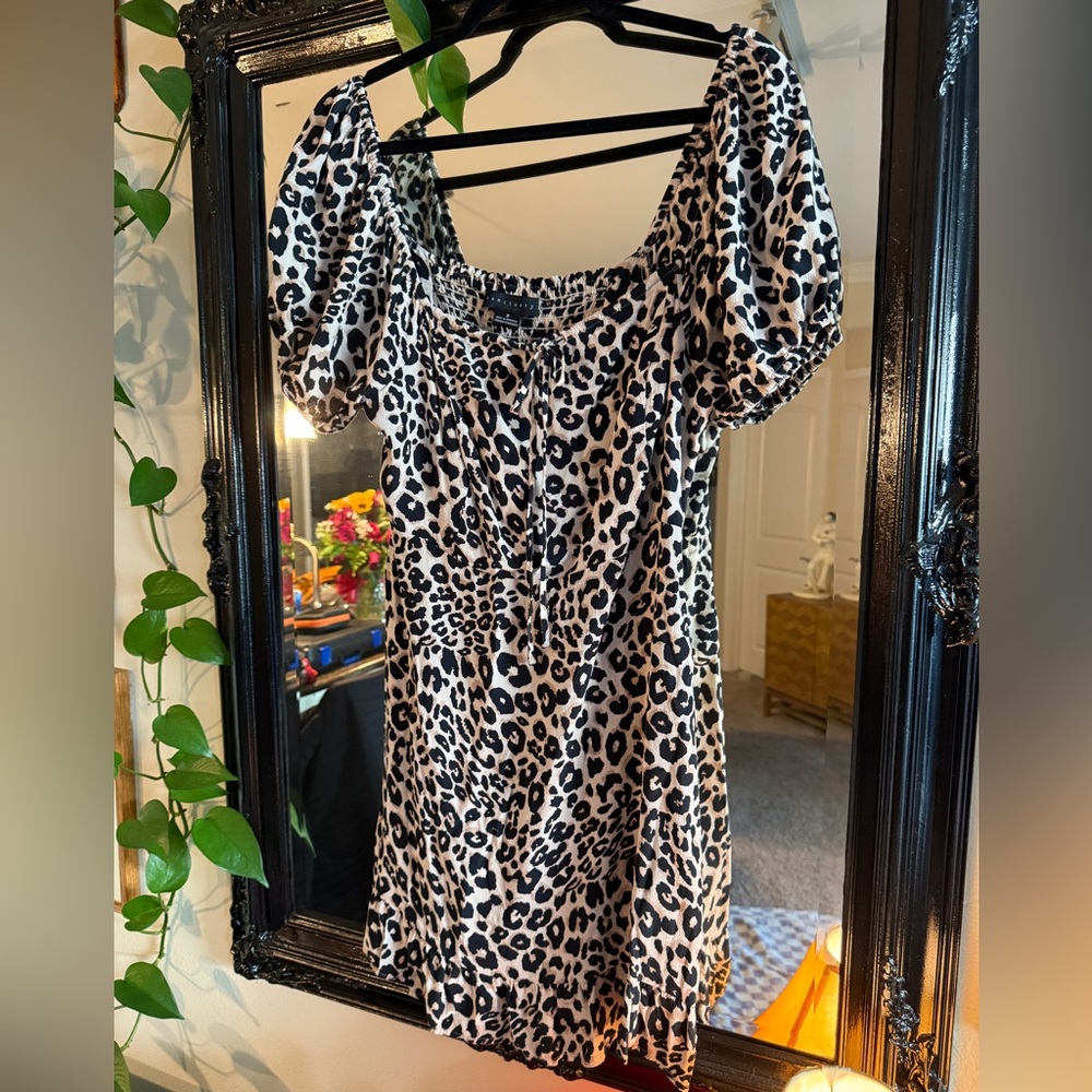 Sanctuary Leopard Print Mini Dress